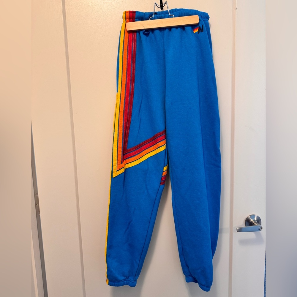 Aviator Nation Blaze 4 Sweatpants in Ocean